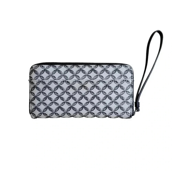 Dana Buchman Wristlet Wallet Black & Silver - Picture 2 of 3